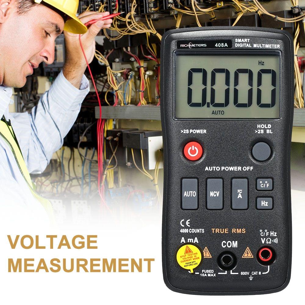 Richmeters RM408A Digital Multimeter 8000 Counts True-RMS