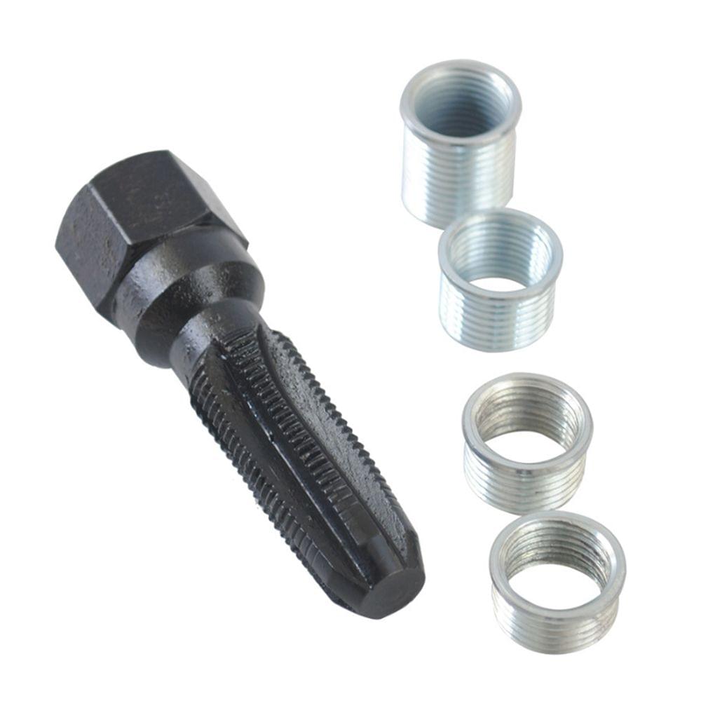 14mm Ignition Plug Screw Repair Kit Rethread Tool Reamer Tap