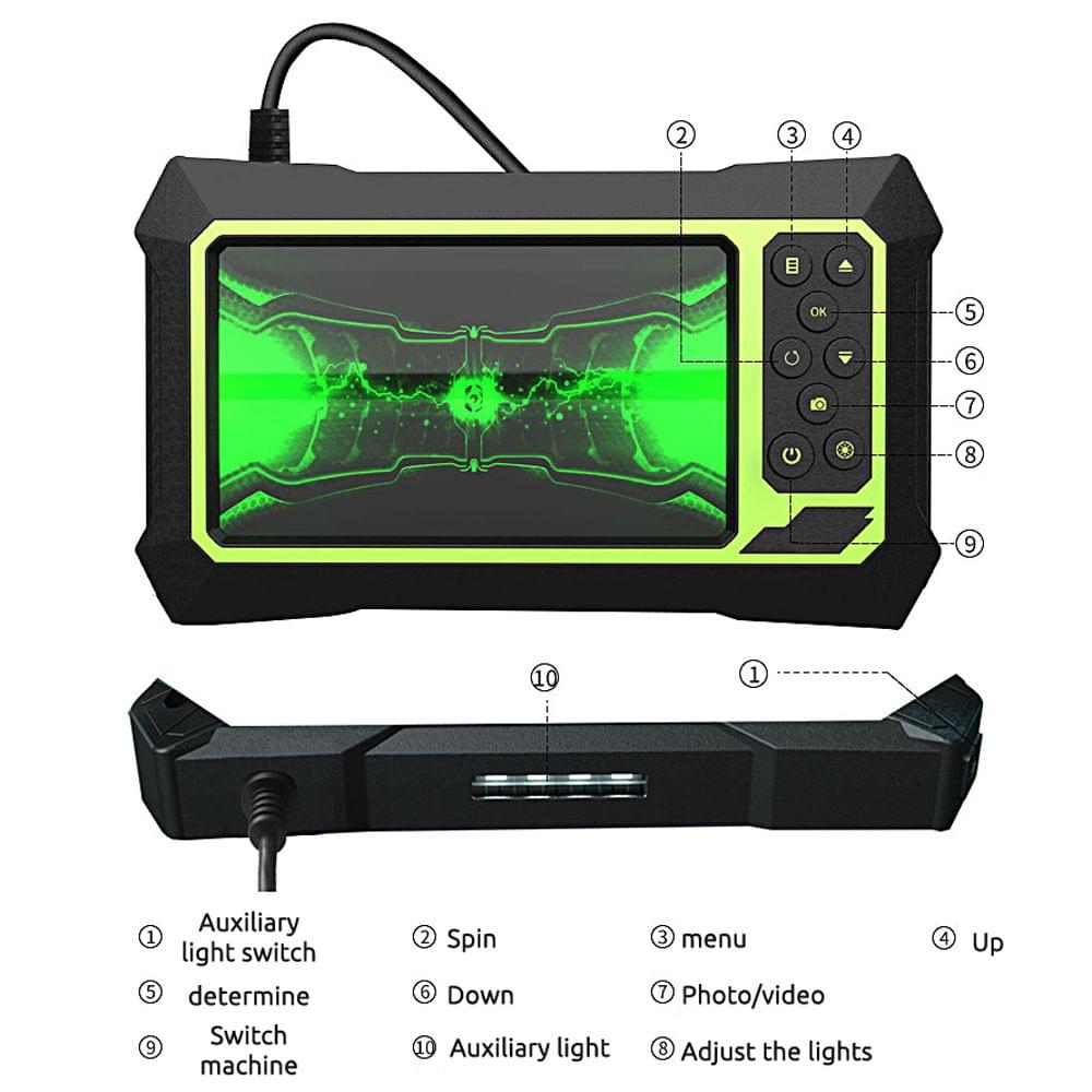 B315 4.3 Inch LCD Display Screen 1080P Handheld Endoscope - 1