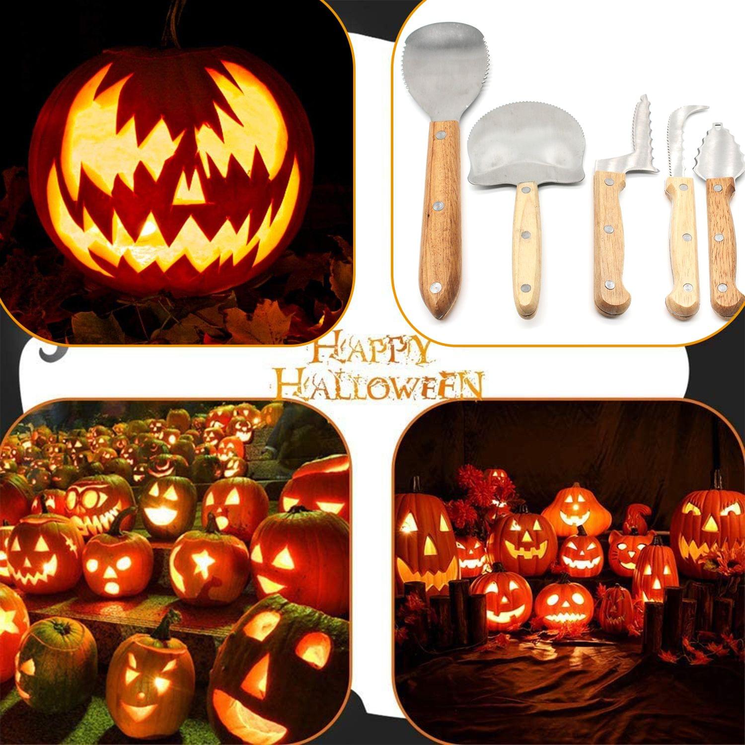 Pumpkin Carving Kit for Halloween Jack-O-Lanterns Cutting