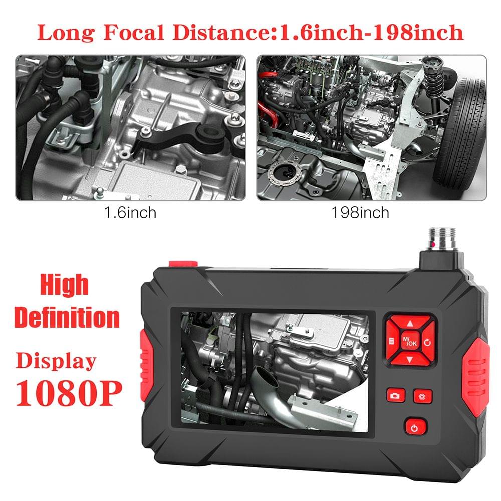 4.3 Inches LCD Screen 1080P High Definition IP68 Handheld - 3m snake tube