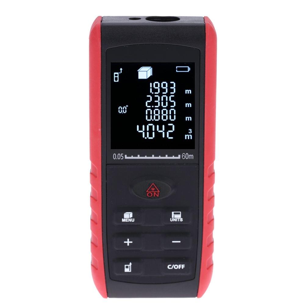 60m Portable Handheld Digital Laser Distance Meter Range - 60 m