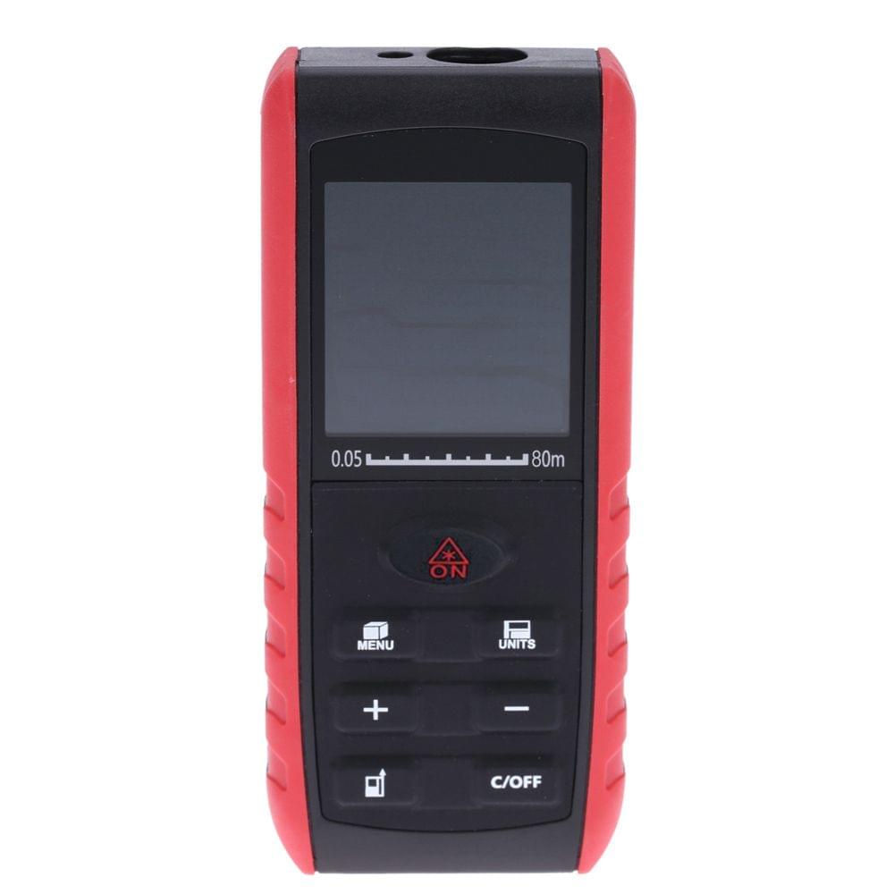 80m Portable Handheld Digital Laser Distance Meter Range - 80 m