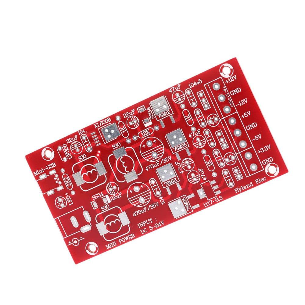 DIY USB Boost Single Turn Dual Power Supply Module Linear