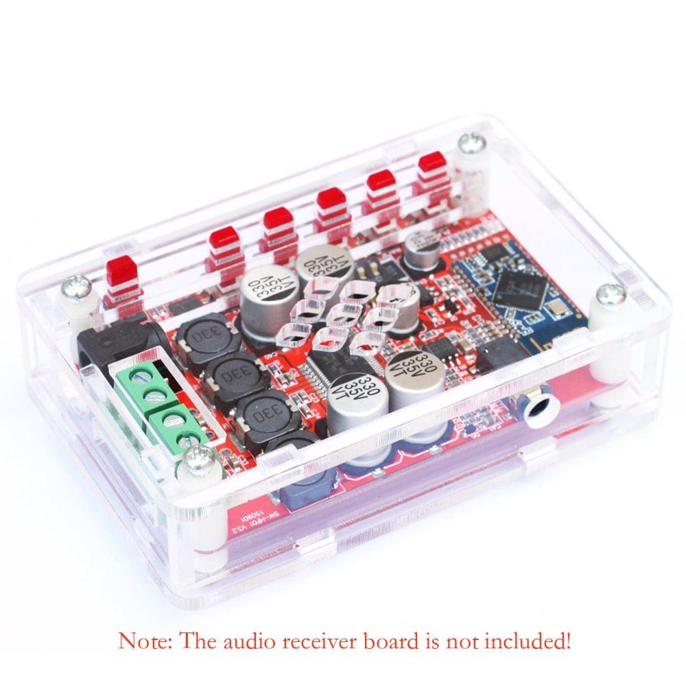 Acrylic DIY Case Cover Shell for TDA7492P 2*25W Wireless BT