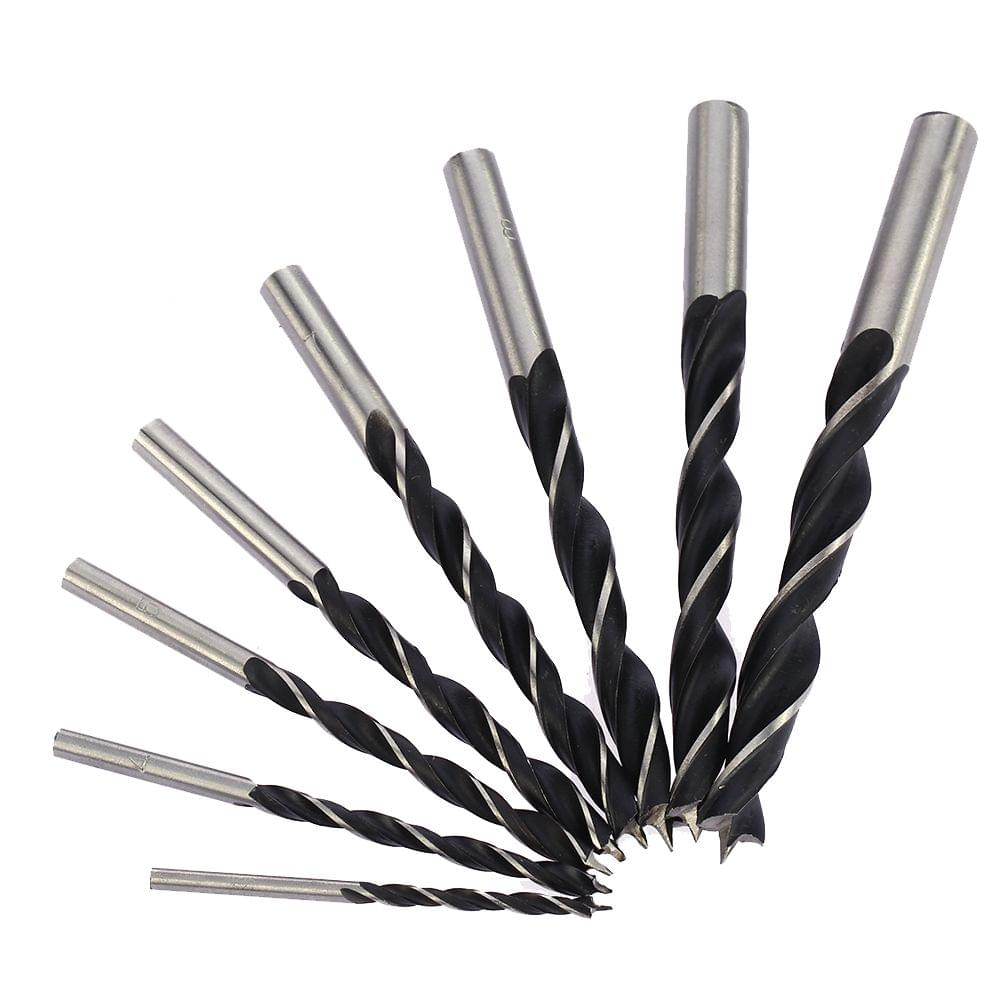 8pcs/set 3-10mm Brad Point Wood Drill Bit High-carbon Steel