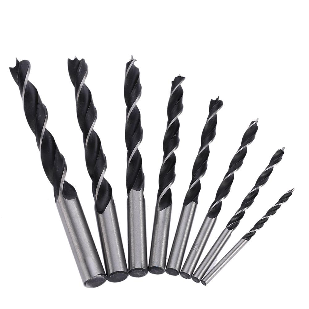 8pcs/set 3-10mm Brad Point Wood Drill Bit High-carbon Steel