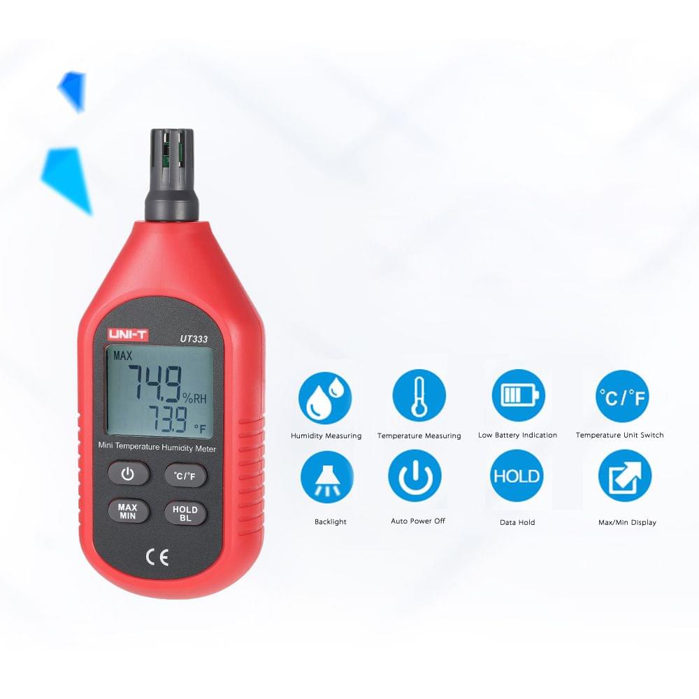 UNI-T UT333 ?C/?F Portable Indoor Mini Digital Temperature