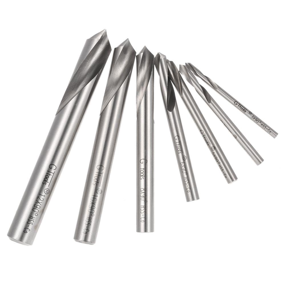7pcs M42 HSS High Speed Steel Cobalt Spotting Drill Bits Set