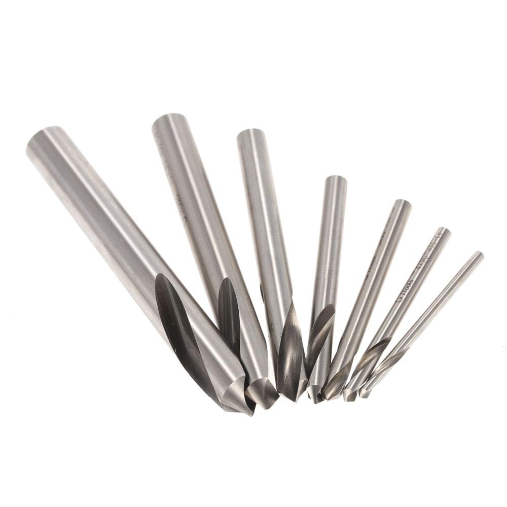 7pcs M42 HSS High Speed Steel Cobalt Spotting Drill Bits Set