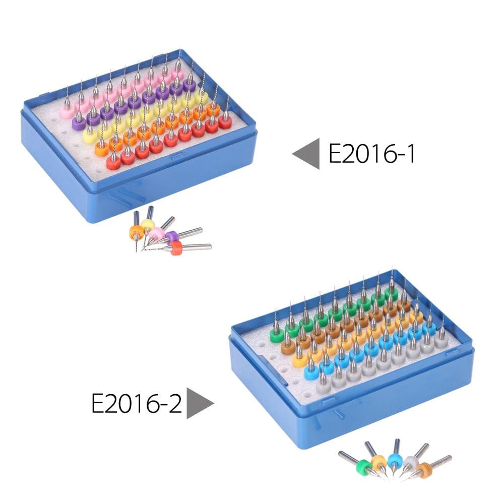 50pcs 0.5+0.6+0.7+0.8+0.9mm Tungsten Carbide Micro Drill