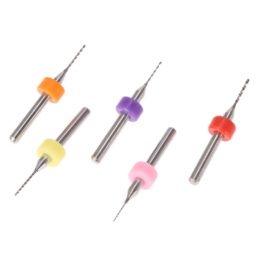 50pcs 0.5+0.6+0.7+0.8+0.9mm Tungsten Carbide Micro Drill