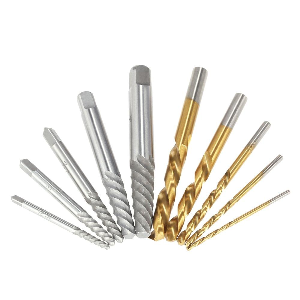 10pcs Left Hand Drill Bit Broken Bolt Damaged Screw - 10pcs