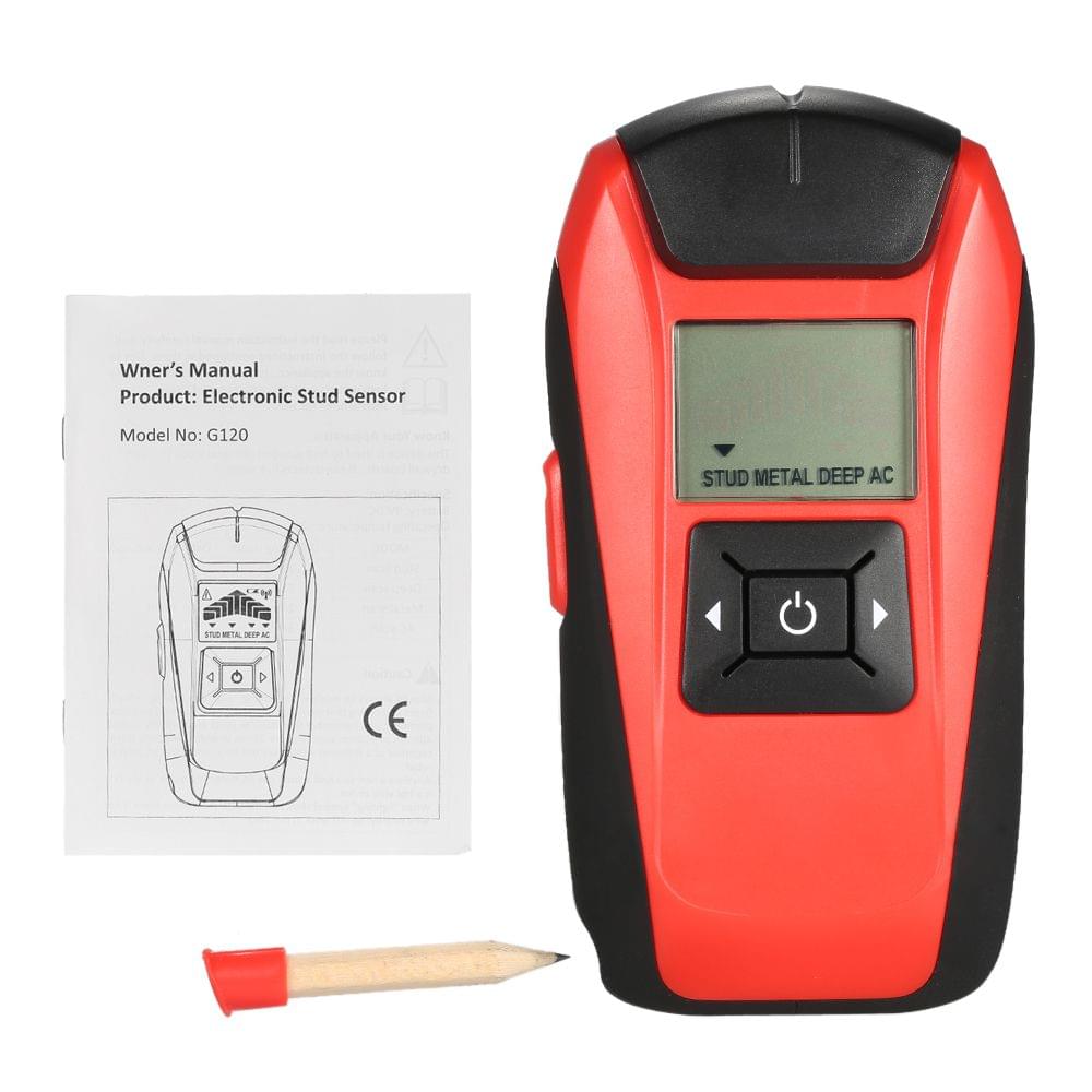 Multifunctional Handheld LCD Wall Stud Finder Metal Wood