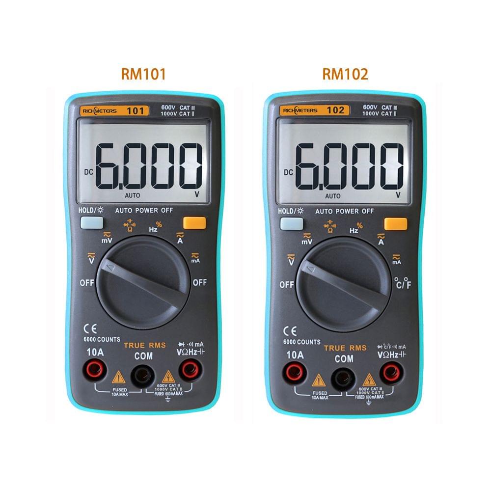 Richmeters RM101 True RMS Multifunctional LCD Digital - 1