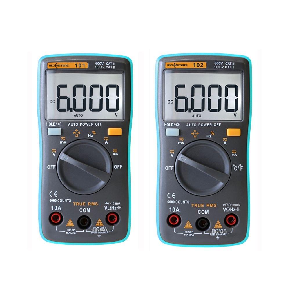 Richmeters RM102 True RMS Multifunctional LCD Digital - 2