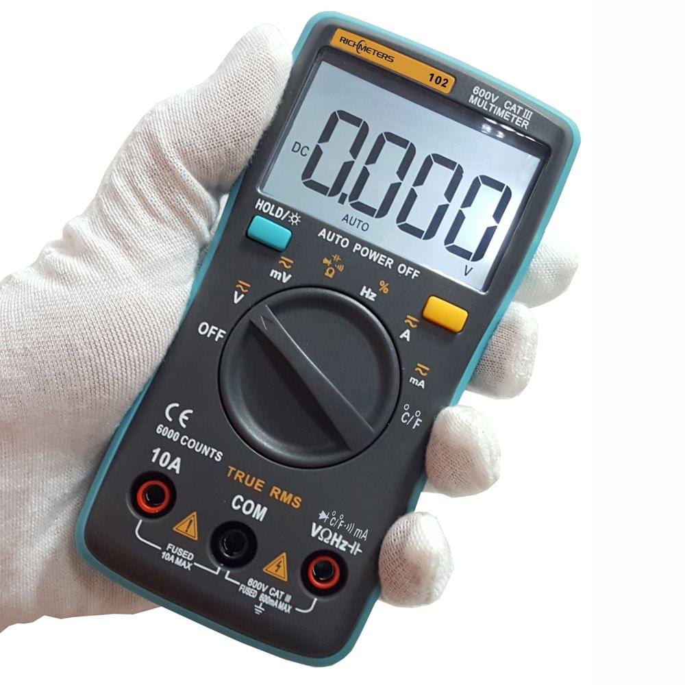 Richmeters RM102 True RMS Multifunctional LCD Digital - 2