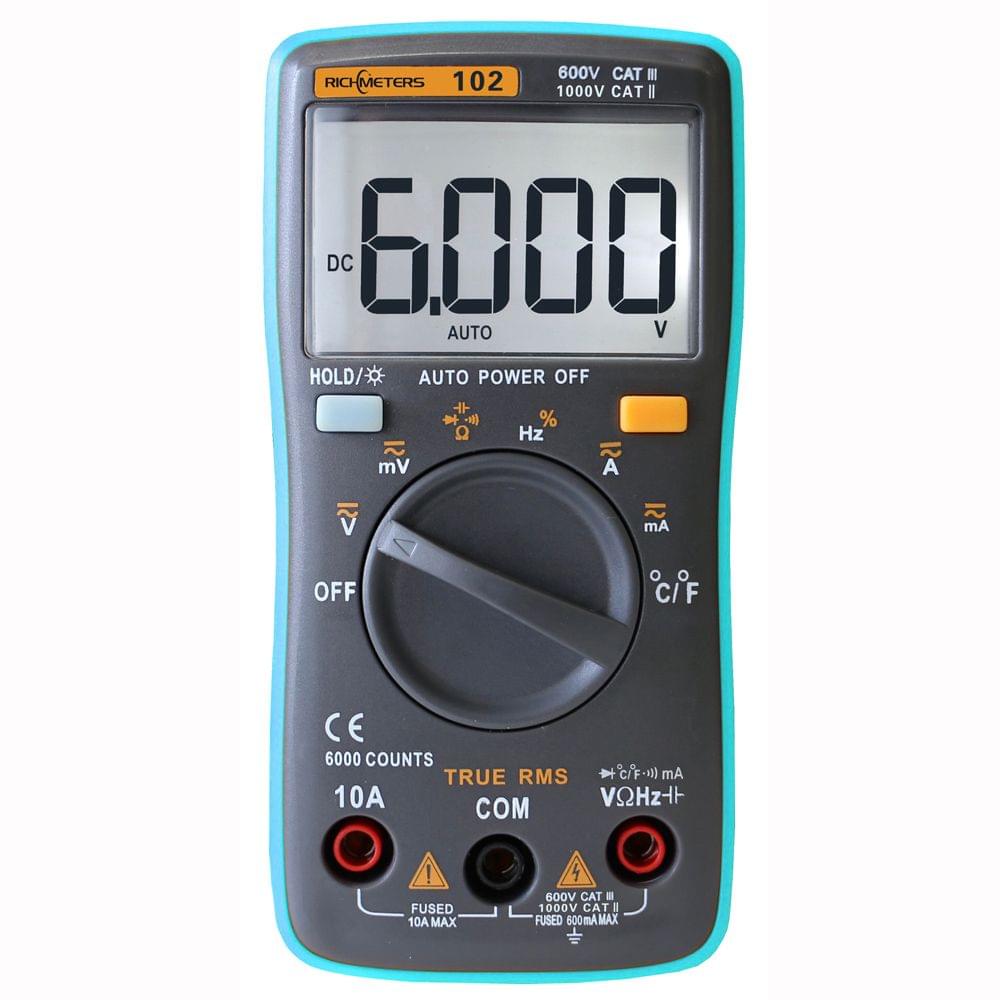 Richmeters RM102 True RMS Multifunctional LCD Digital - 2