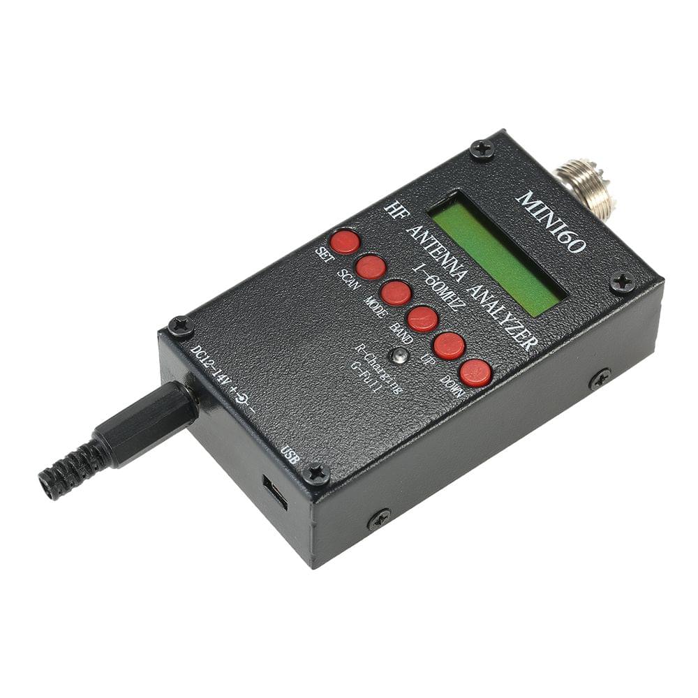 Mini60 Antenna Analyzer Meter 1-60MHz SARK100 AD9851 HF ANT - BT Version & Antenna Analyzer