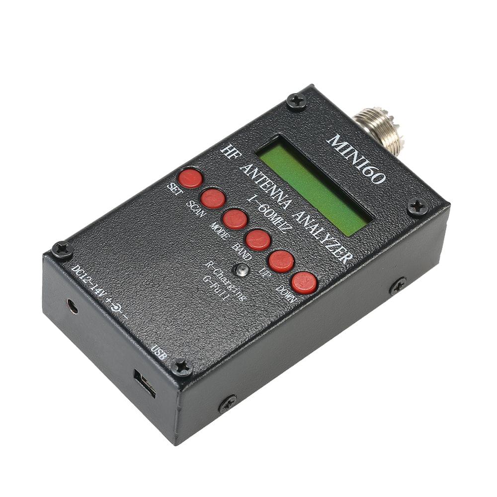 Mini60 Antenna Analyzer Meter 1-60MHz SARK100 AD9851 HF ANT - BT Version & Antenna Analyzer