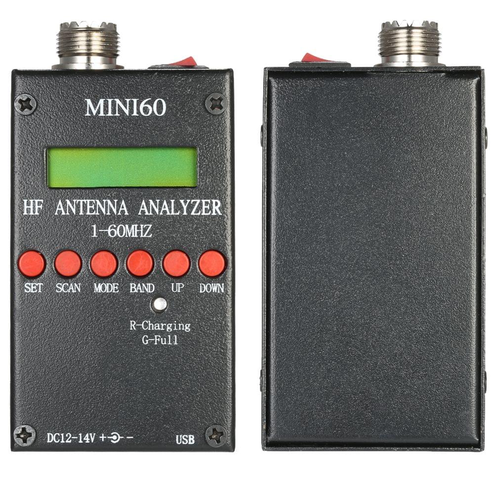 Mini60 Antenna Analyzer Meter 1-60MHz SARK100 AD9851 HF ANT - BT Version & Antenna Analyzer