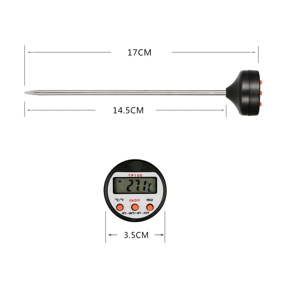 LCD Mini Portable Thermometer Probe -50?C~300?C BBQ Meat