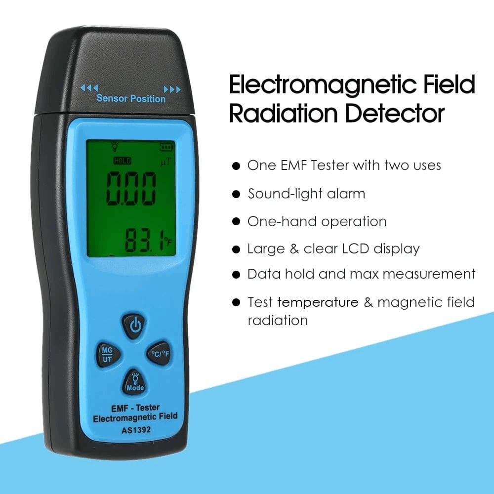 Handheld Mini Digital LCD EMF Tester Electromagnetic Field