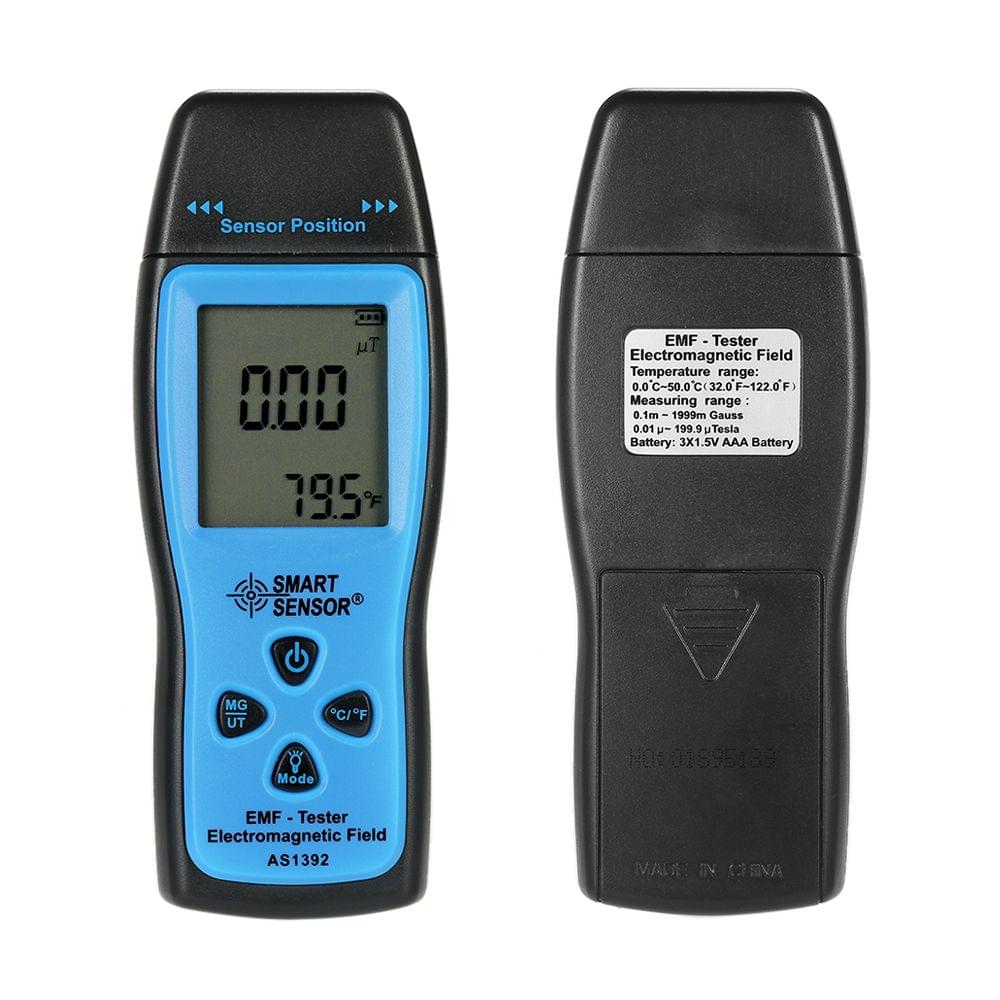 SMART SENSOR Handheld Mini Digital LCD EMF Tester