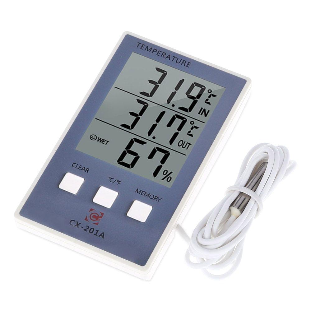 Meterk LCD Digital Indoor/Outdoor Thermometer Hygrometer