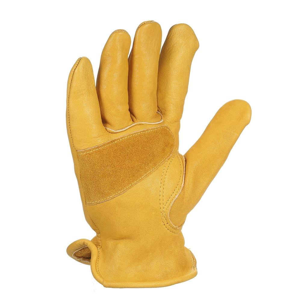 Men's Work Cowhide Gloves Gardening Digging Planting Leather - L