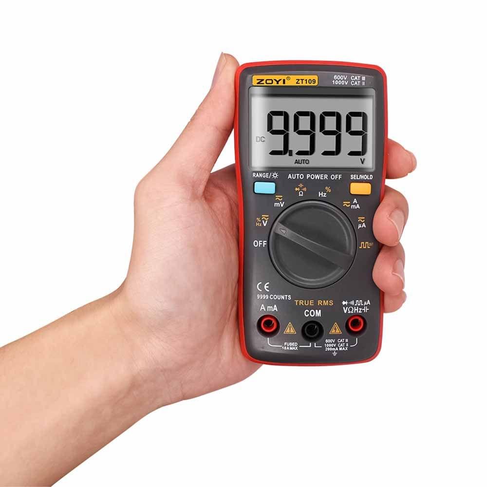 RM109 Palm-size True-RMS Digital Multimeter 9999 counts