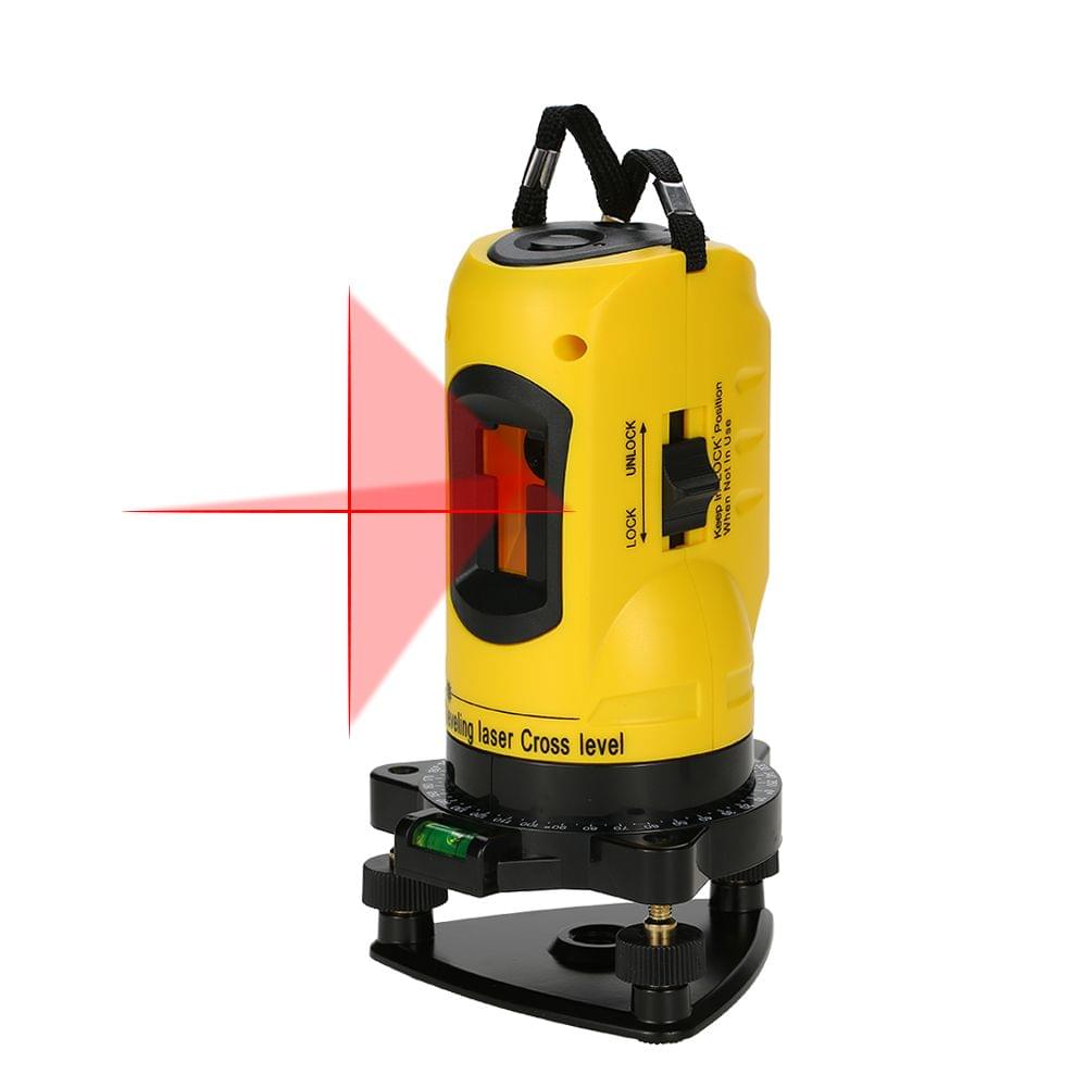 Household 2 Lines Cross Laser Level 360 Rotary Cross Line