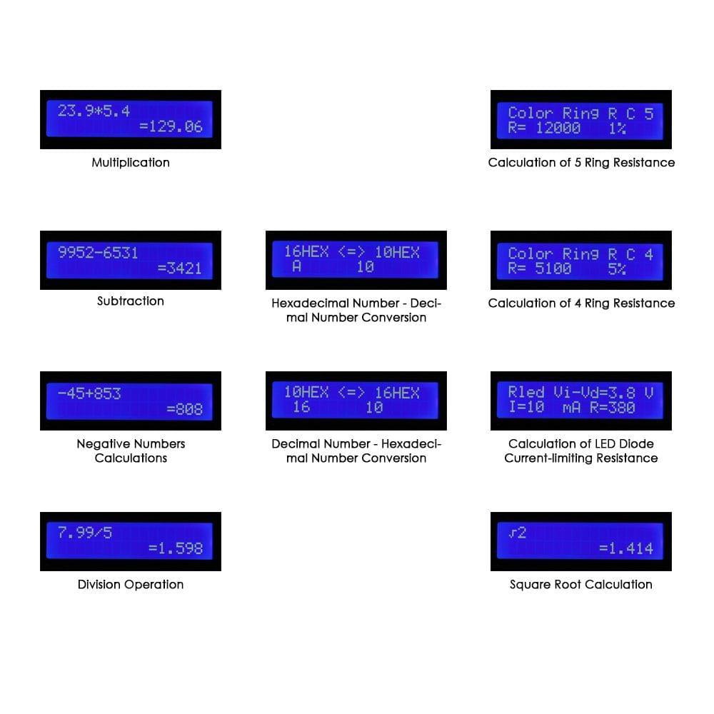 DIY Calculator Counter Kit with Acrylic Case LCD Display