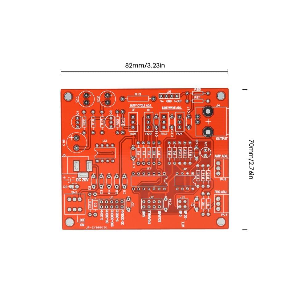 High Precision FG8038(ICL8038) Function Signal Generator DIY - DIY Kit