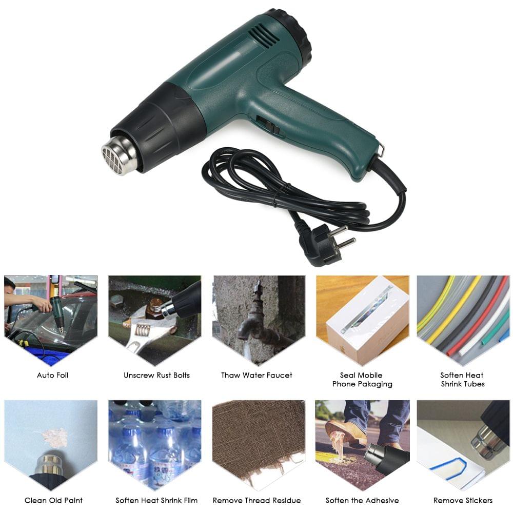 High Quality Temperature-controlled Electric Hot Air Gun - EU Plug