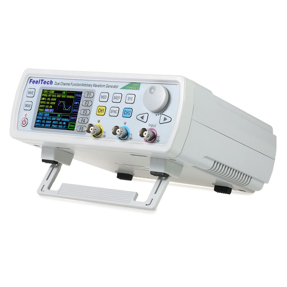 High Precision Digital DDS Dual-channel Function - 60MHz Signal Generator & UK Plug