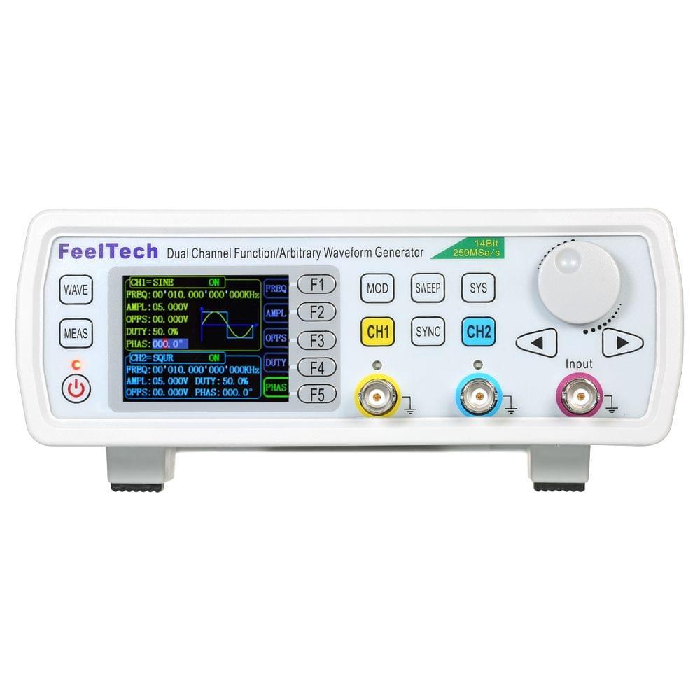 High Precision Digital DDS Dual-channel Function - 60MHz Signal Generator & UK Plug