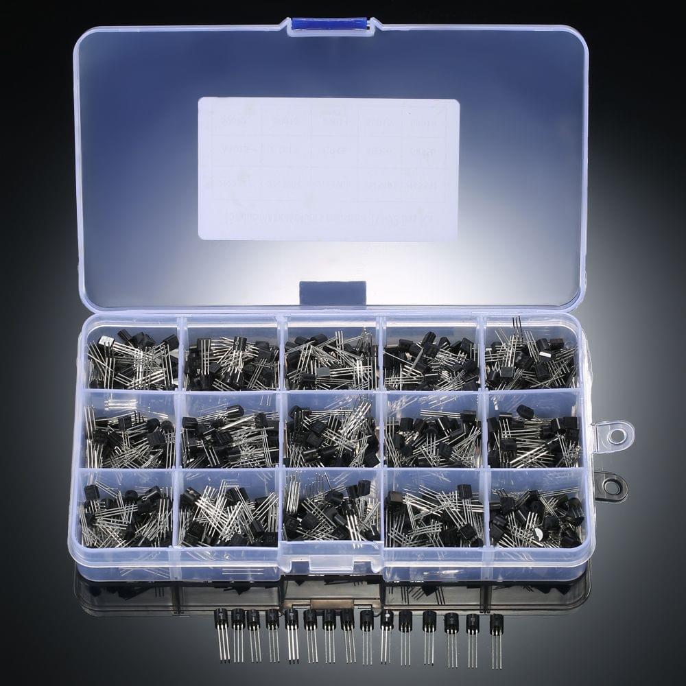 600pcs 15Values*40pcs TO-92 Transistors Pack Transistor
