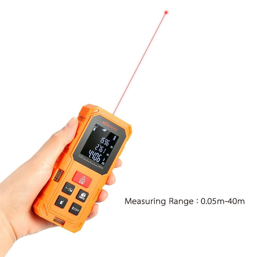 KKmoon 40m Portable Handheld Digital Laser Distance Meter - 40m