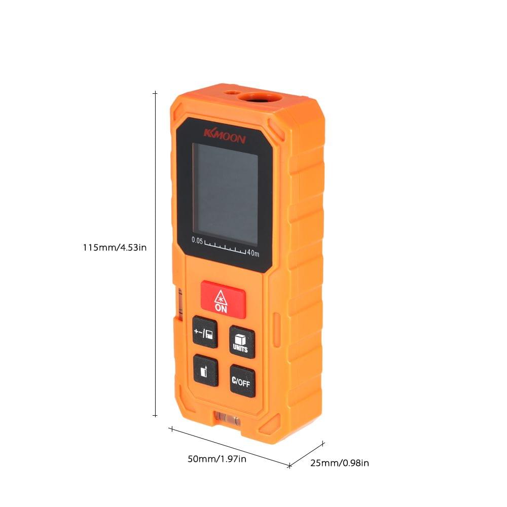 KKmoon 40m Portable Handheld Digital Laser Distance Meter - 40m