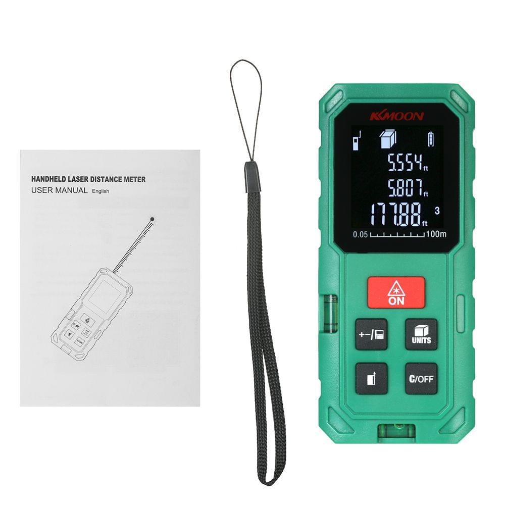 KKmoon 100m Portable Handheld Digital Laser Distance Meter - 100m