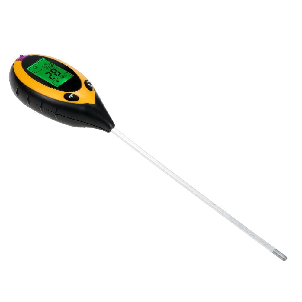 4-in-1 Soil Tester PH Moisture Temperature Sunlight