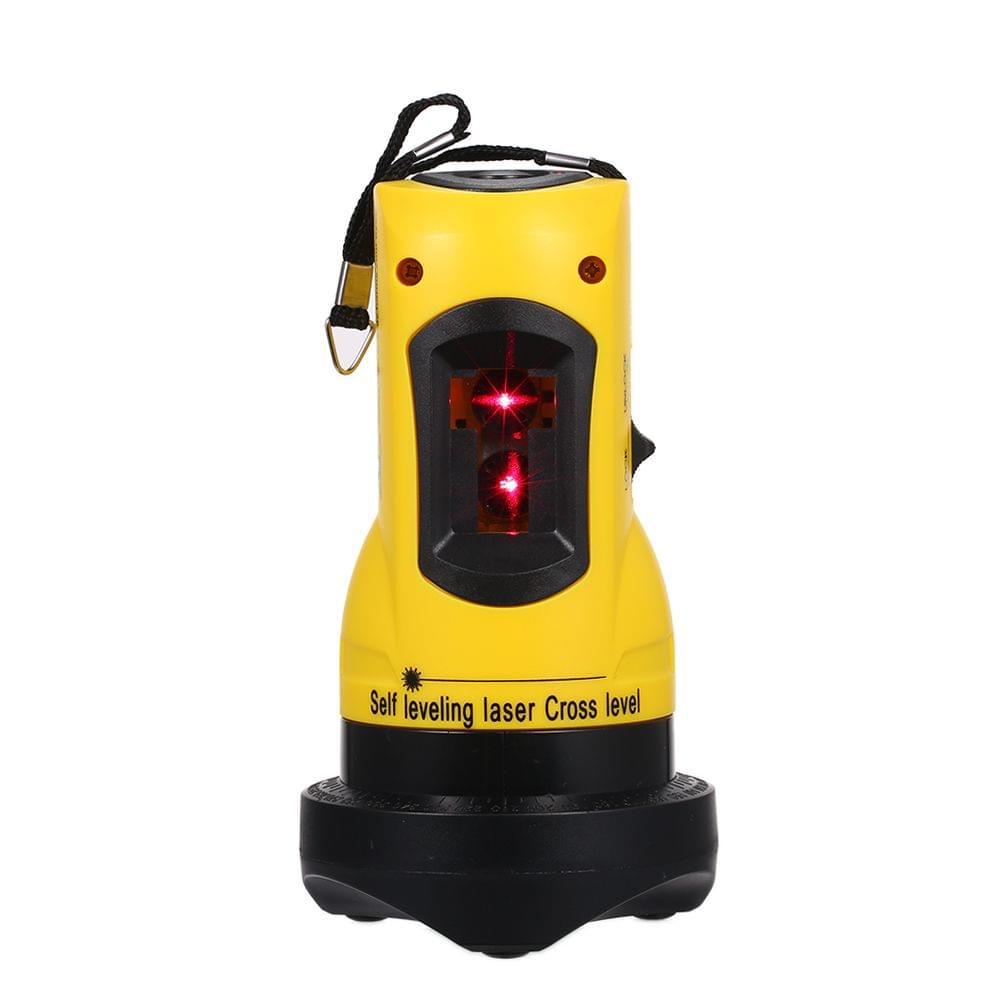 Household 2 Lines Cross Laser Level Device 360 Rotary Cross