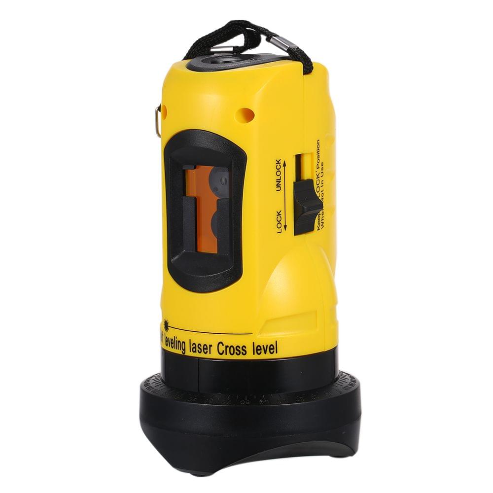 Household 2 Lines Cross Laser Level Device 360 Rotary Cross