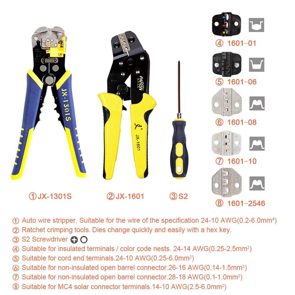 PARON Professional Wire Crimpers Multifunctional Engineering