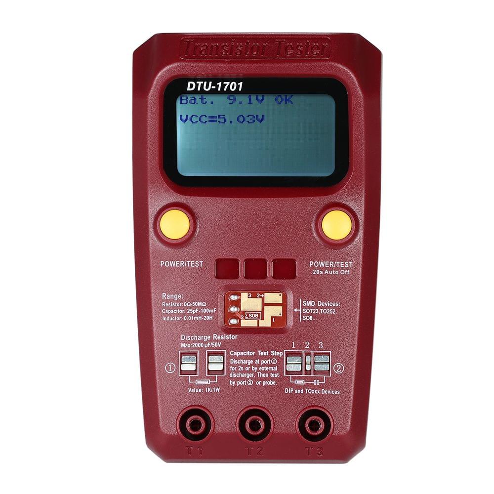 Handheld LCD Digital Transistor Tester SMD Resistance Diode