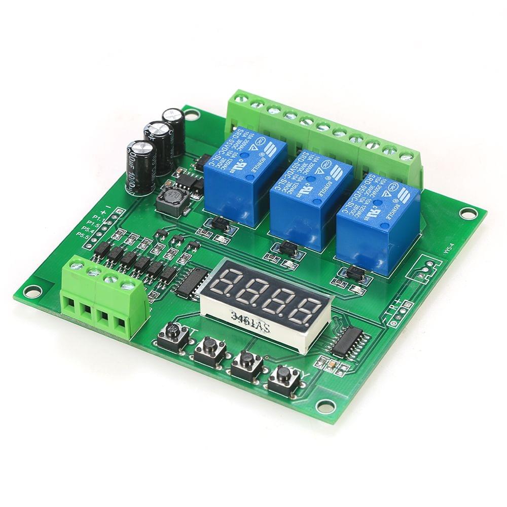 Programmable 3-Channel LED Relay Module DC/AC7V~36V Motor
