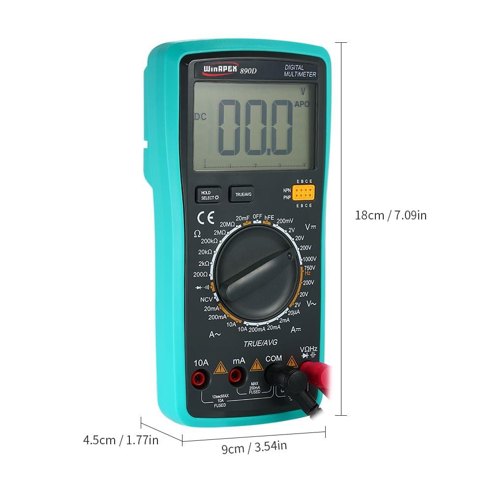 Multi-functional Handheld LCD Digital NCV True RMS