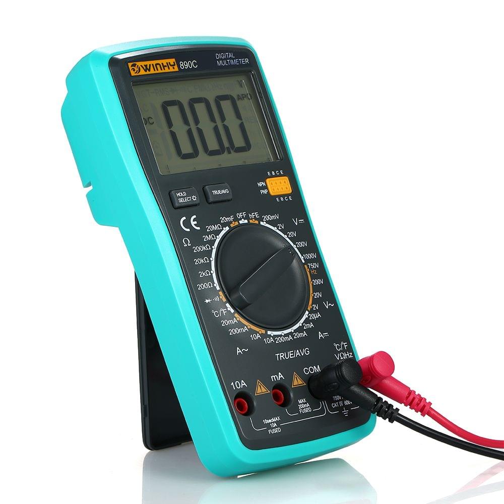 Multi-functional Handheld LCD Digital True RMS Multimeter