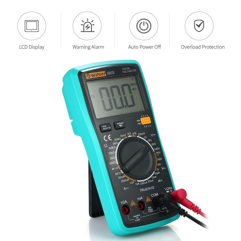 Multi-functional Handheld LCD Digital Voice NCV True RMS